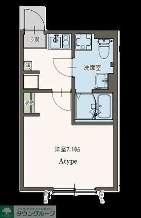 Agrande Tsuruse(エイグラン鶴瀬)の物件間取画像